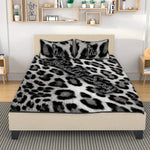 Officially Sexy Snow Leopard Collection Polyester Quilt Bed Sets