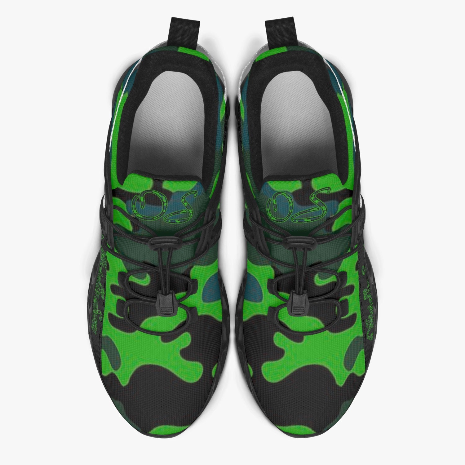 Officially Sexy Green Army Camouflage Collection Mesh Running Shoes