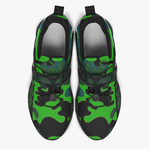 Officially Sexy Green Army Camouflage Collection Mesh Running Shoes