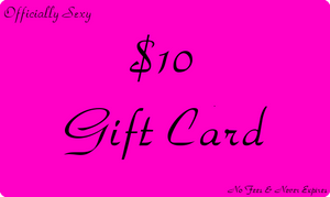 Officially Sexy Gift Cards