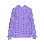 Officially Sexy Purple Laser Collection Logo With Girl Women's Casual Hoodie