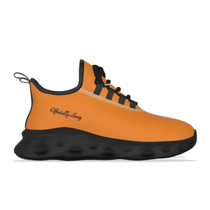 Officially Sexy Neon Orange & Black Skyline Women's Light Sports Sneaker