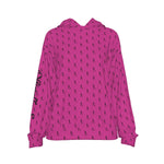 OfficiallySexy Pink Laser Collection Logo With Girl Women's Casual Hoodie 