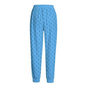 Officially Sexy Baby Blue Laser Collection Logo With Girl Women's Loose Casual Pants