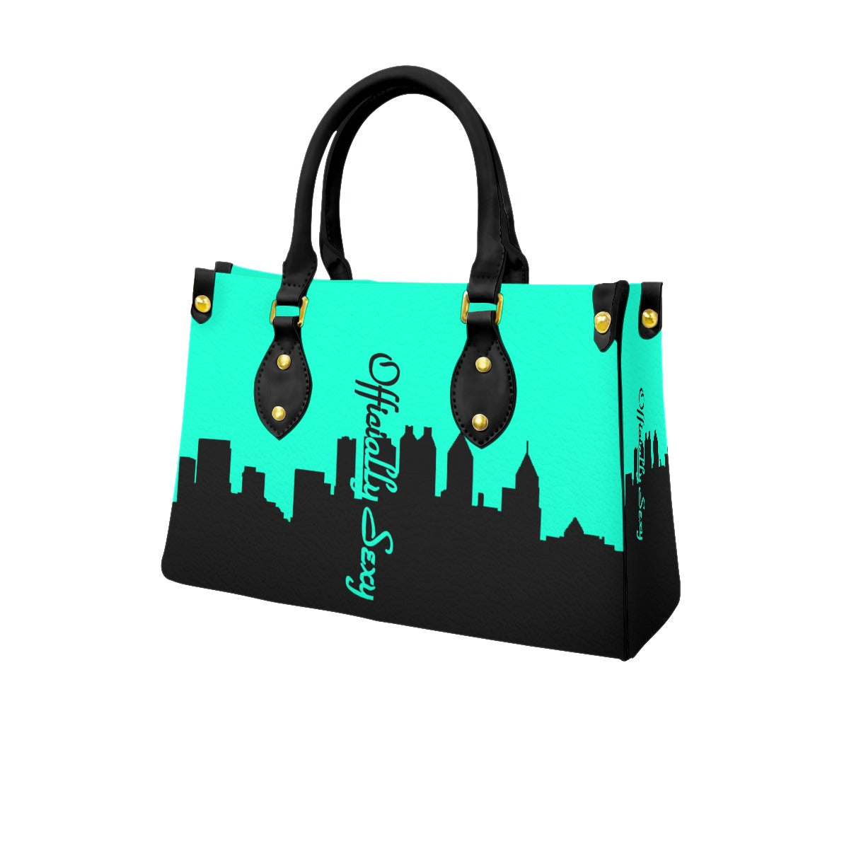 Officially Sexy Sea Green Skyline Collection Women's Tote Bag