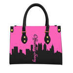 Officially Sexy Neon Pink Skyline Collection Women's Tote Bag