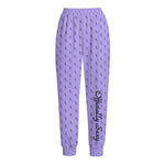 Officially Sexy Purple Laser Collection Logo With Girl Women's Loose Casual Pants