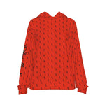 Officially Sexy Orange Laser Collection Logo With Girl Women's Casual Hoodie 
