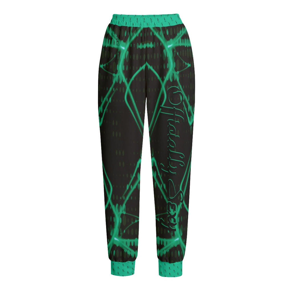 Officially Sexy Mint Green Laser Collection Women's Loose Casual Pants