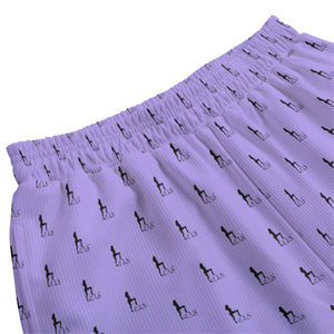 Officially Sexy Purple Laser Collection Logo With Girl Women's Loose Casual Pants
