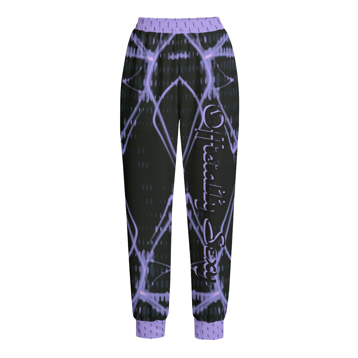 Officially Sexy Purple Laser Collection Women's Loose Casual Pants