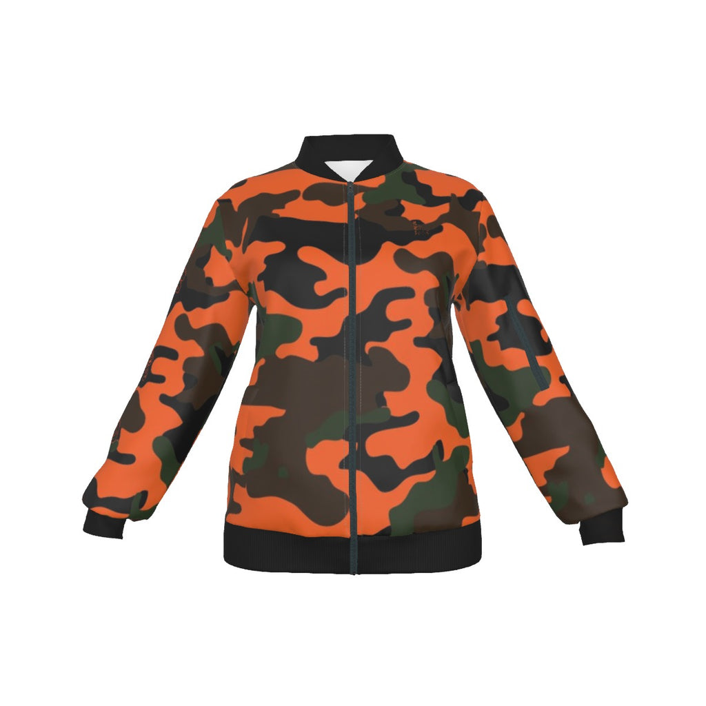 Officially Sexy Army Camouflage Collection Women’s All Over Print Bomber Jacket