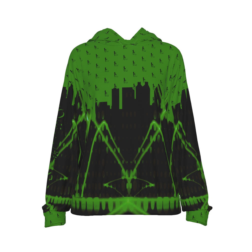 Officially Sexy Green Laser Collection Women's Casual Hoodie