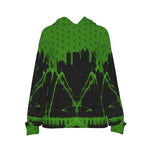 Officially Sexy Green Laser Collection Women's Casual Hoodie