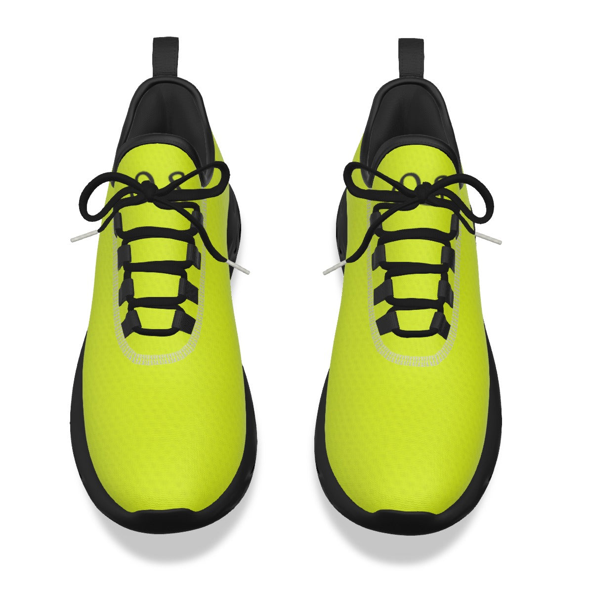 Officially Sexy Neon Yellow & Black Skyline Women's Light Sports Sneaker