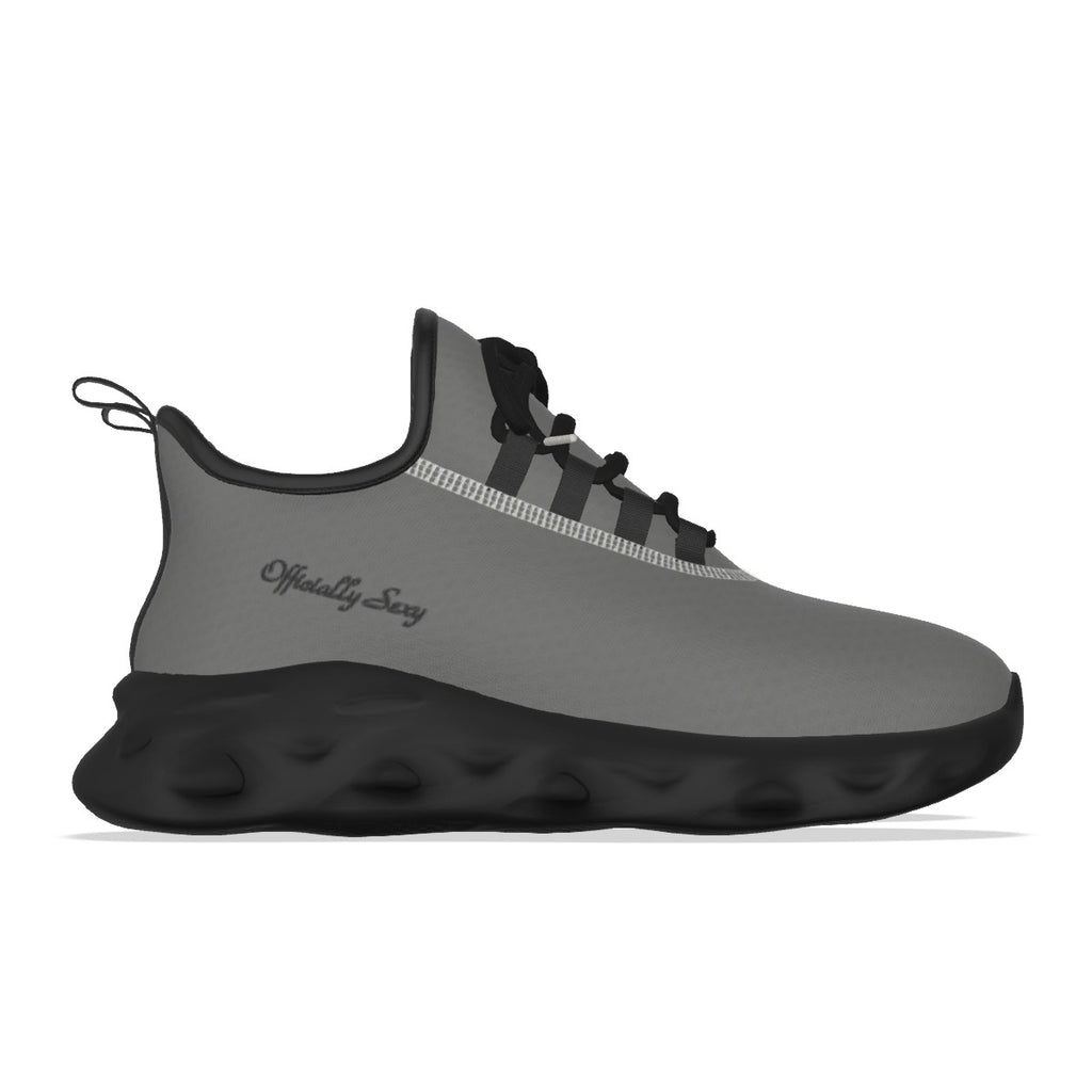Officially Sexy Dark Grey & Black Skyline Women's Light Athletic Sports Sneaker
