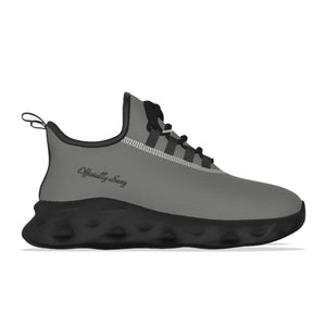 Officially Sexy Dark Grey & Black Skyline Women's Light Athletic Sports Sneaker