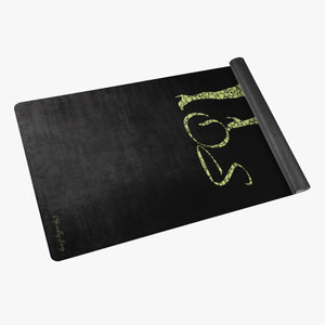 Officially Sexy Neon Green AM 270 Suede Anti-slip Yoga Mat 4