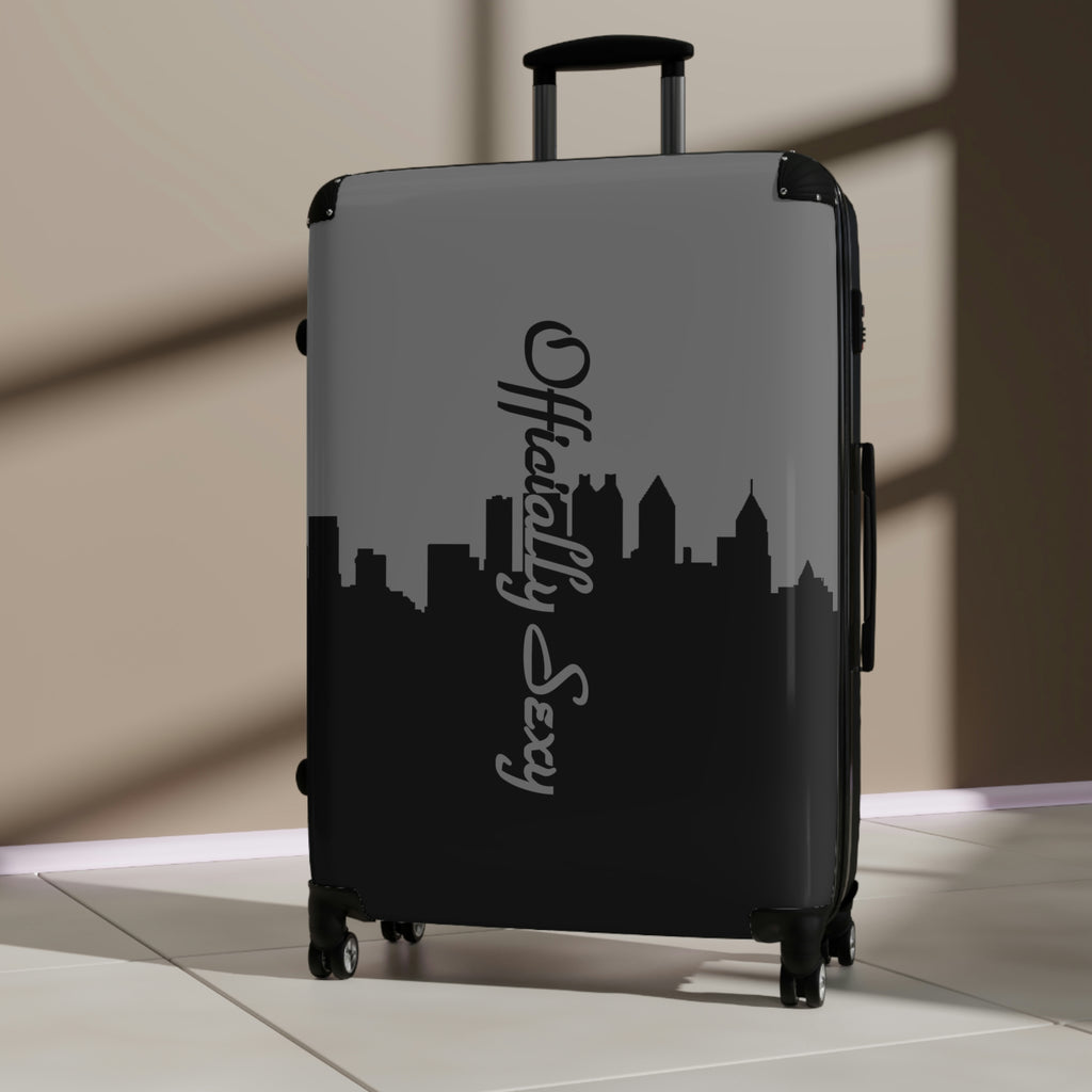Officially Sexy Dark Grey Skyline Collection Suitcases