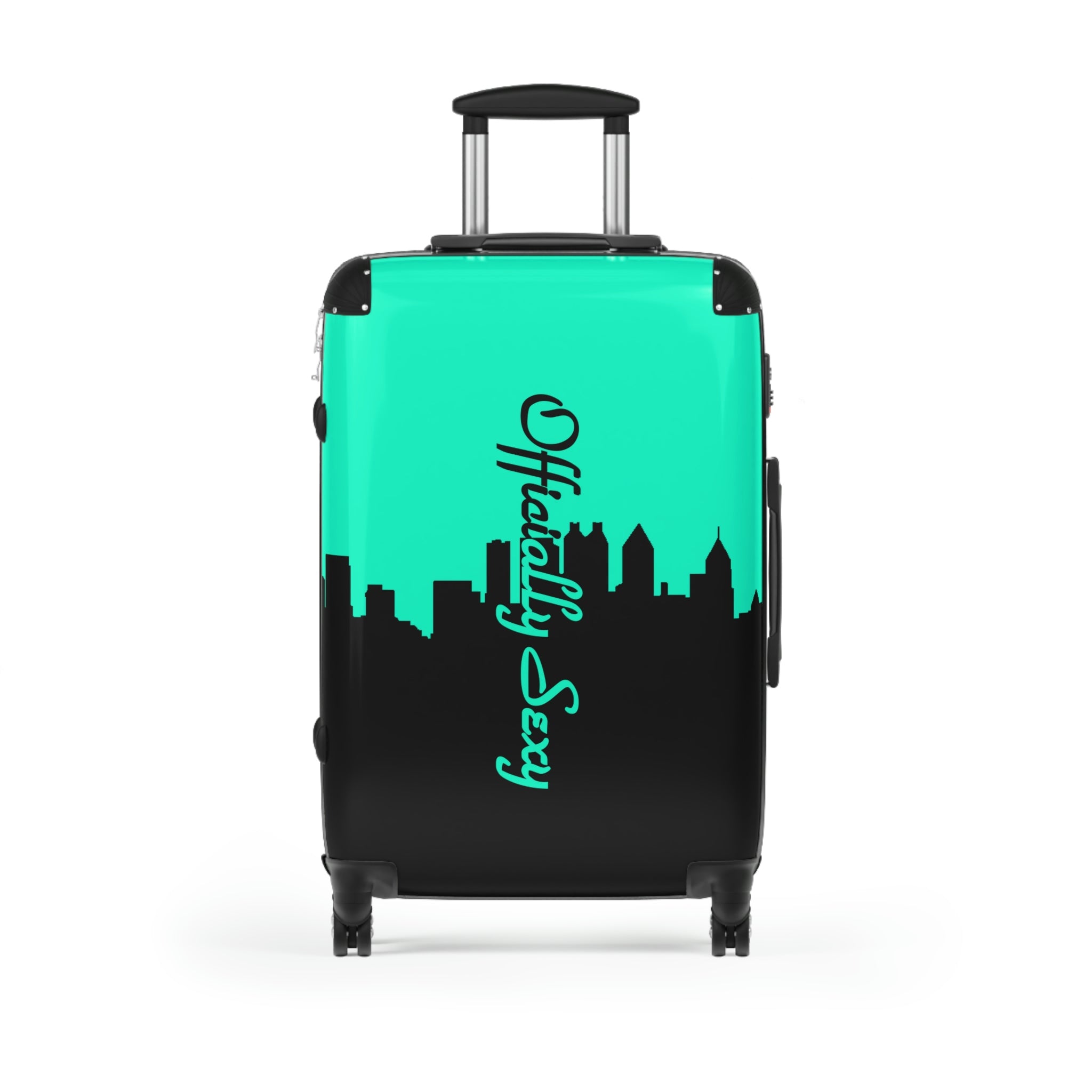 Officially Sexy Sea Green Skyline Collection Suitcases