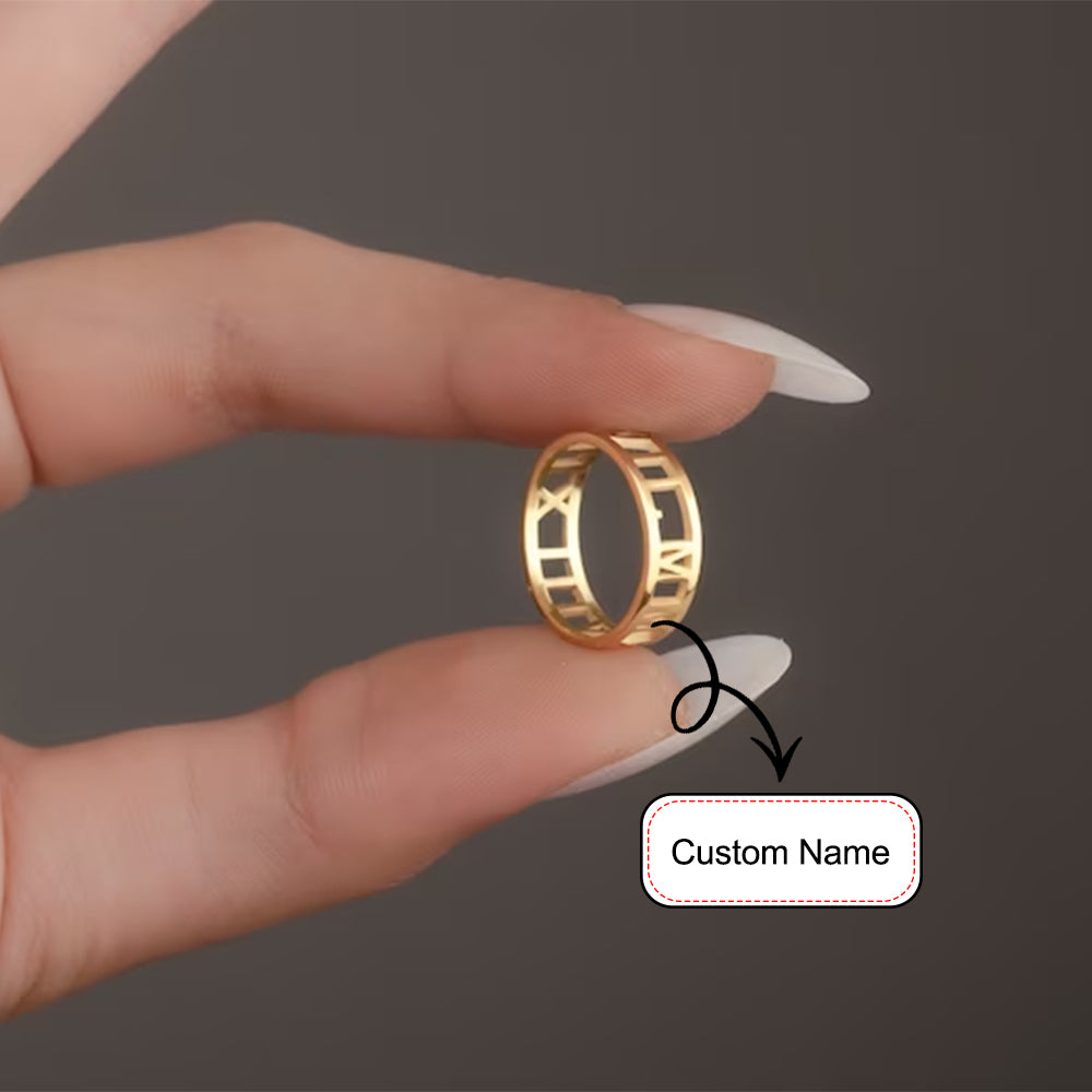 Officially Sexy. Roman Numeral Ring