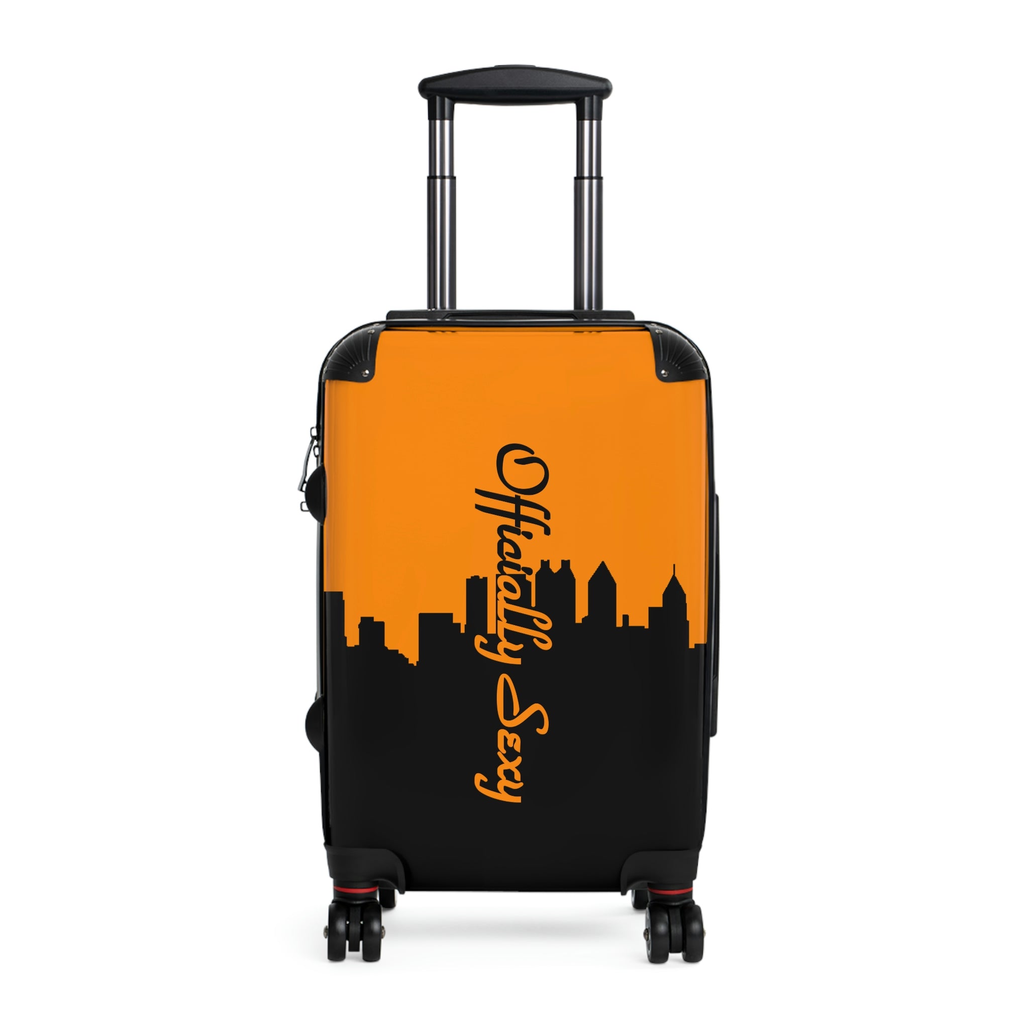 Officially Sexy Neon Orange Skyline Collection Suitcases