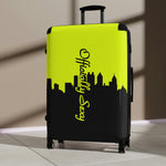 Officially Sexy Neon Yellow Skyline Collection Suitcases