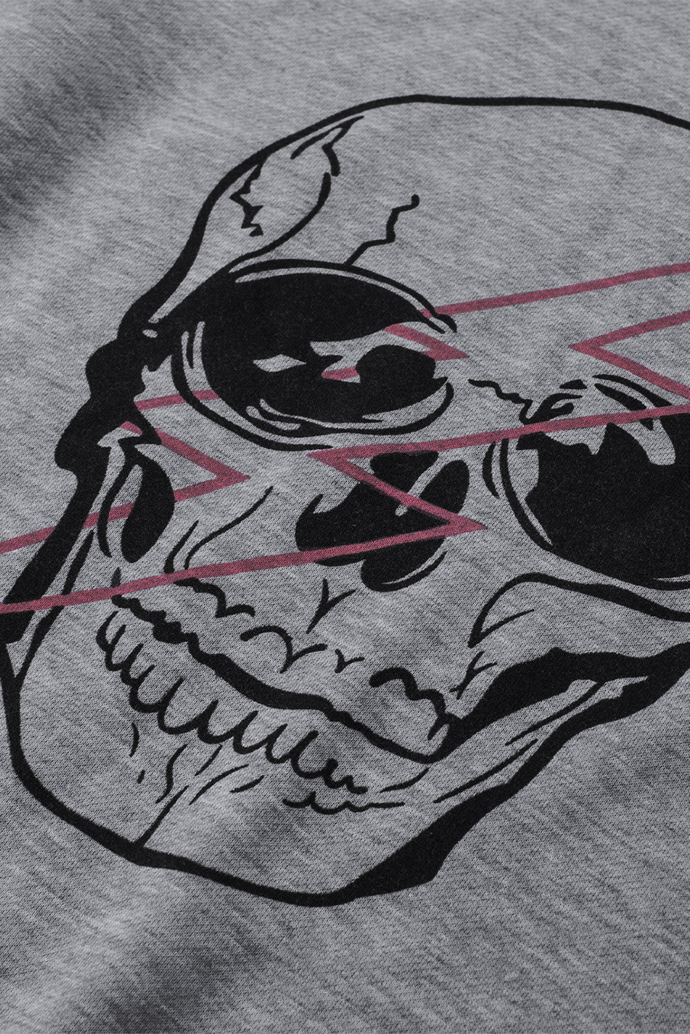 Gray Halloween Skull Graphic Sweatshirt Brought To You By Officially Sexy