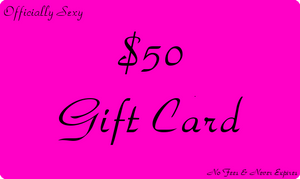 Officially Sexy Gift Cards
