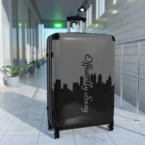 Officially Sexy Dark Grey Skyline Collection Suitcases