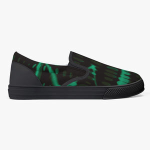 Officially Sexy Mint Laser Classic Slip-On Shoes - White/Black