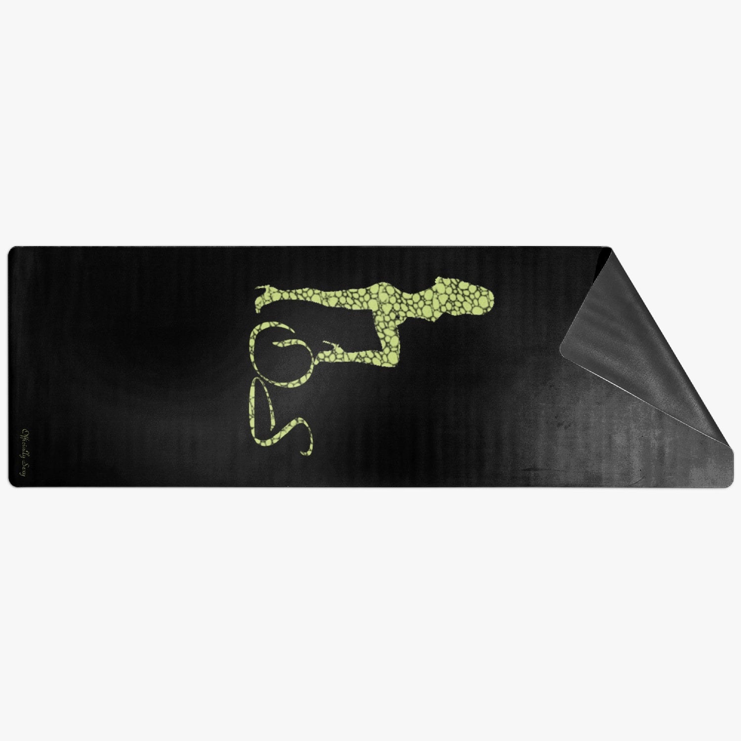 Officially Sexy Neon Green AM 270 Suede Anti-slip Yoga Mat 4