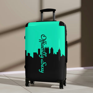 Officially Sexy Sea Green Skyline Collection Suitcases