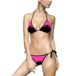 Officially Sexy Skyline Collection Pink 2 Piece Bikini Swimsuit Set