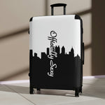 Officially Sexy White Skyline Collection Suitcases