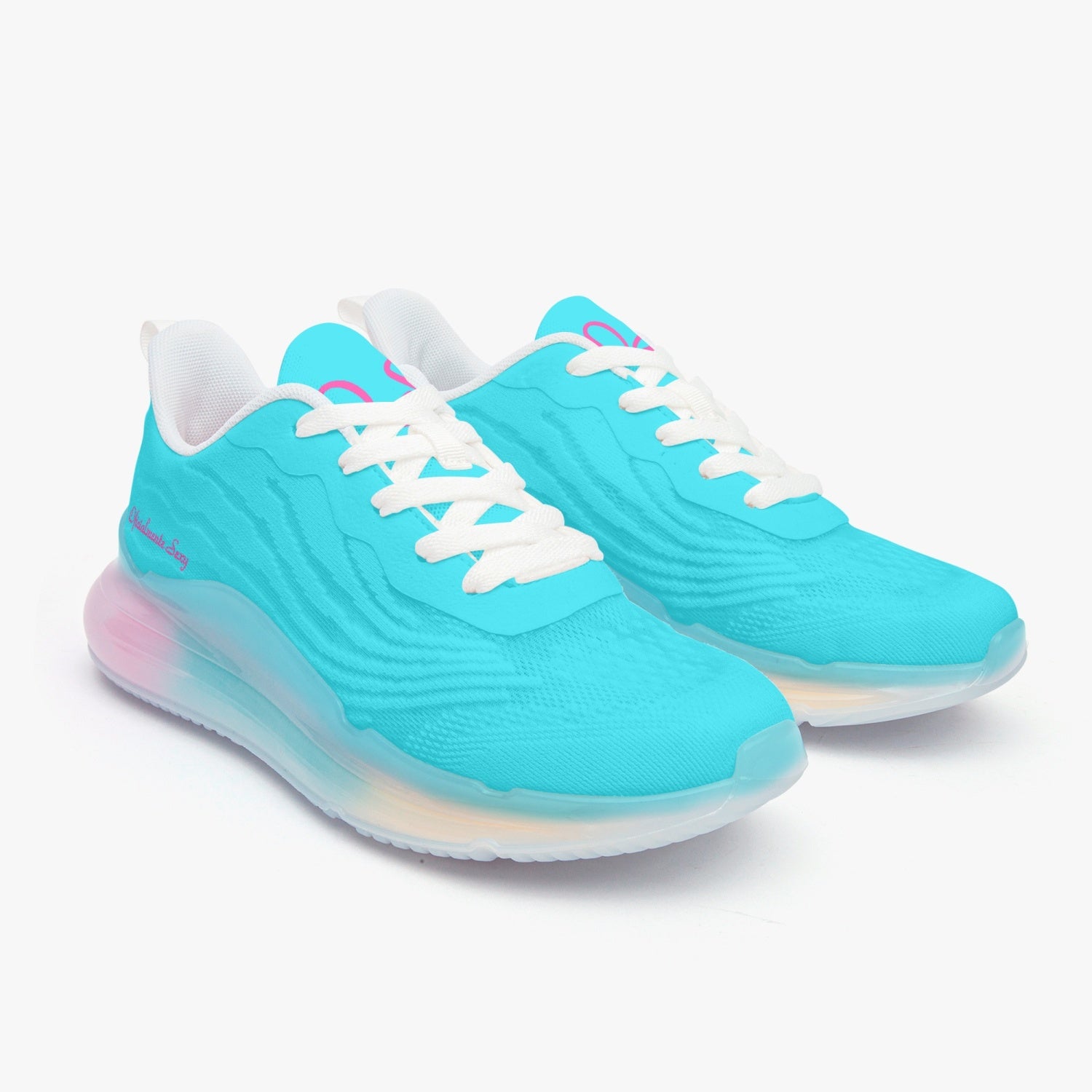 Oficialmente Sexy Turquoises Blue Lightweight Air Cushion Sneakers