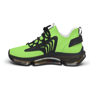Officially Sexy Women's Neon Green & Black Skyline Collection Mesh Sneakers