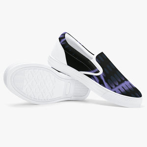 Officially Sexy Purple Laser Classic Slip-On Shoes - White/Black