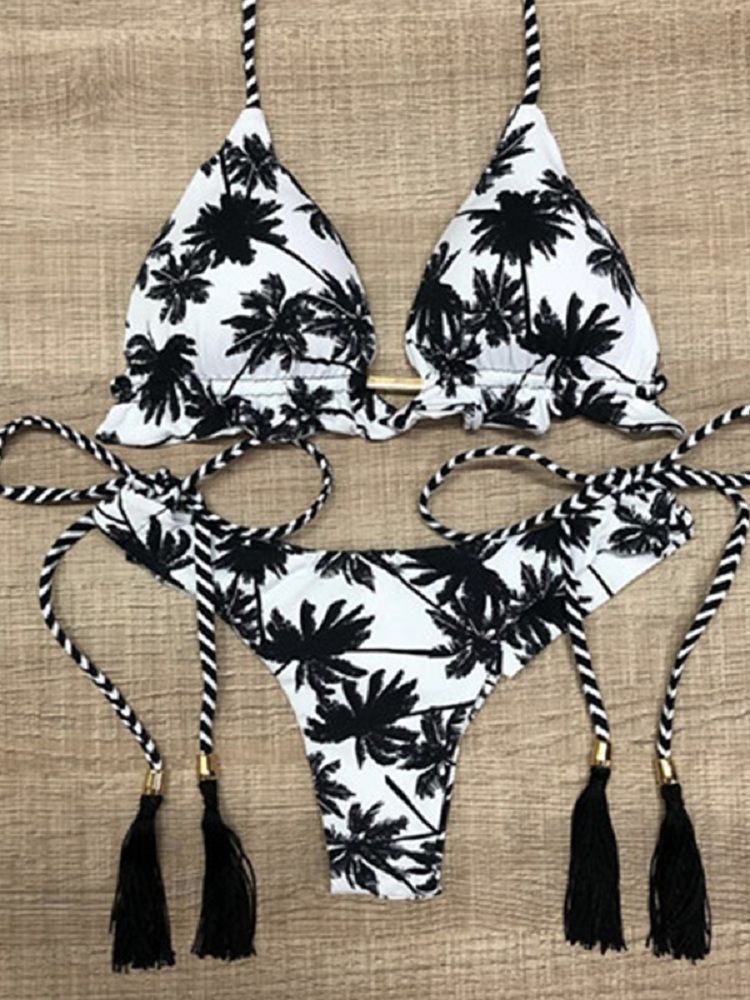 Women’s  Push-up Print Bikini Swimsuit Set