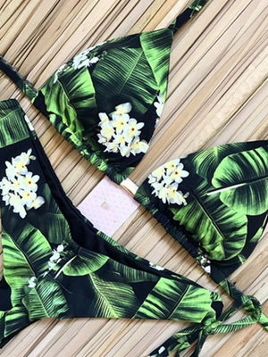 Women’s Print Bikini Swimsuit Set