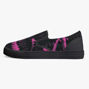 Officially Sexy Pink Laser Classic Slip-On Shoes - White/Black