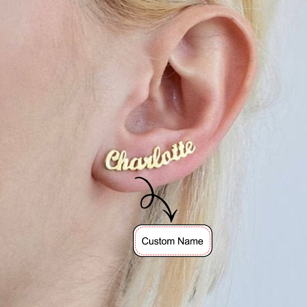 Officially Sexy Name Stud Earrings