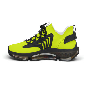 Officially Sexy Women's Neon Yellow & Black Skyline Collection Mesh Sneakers