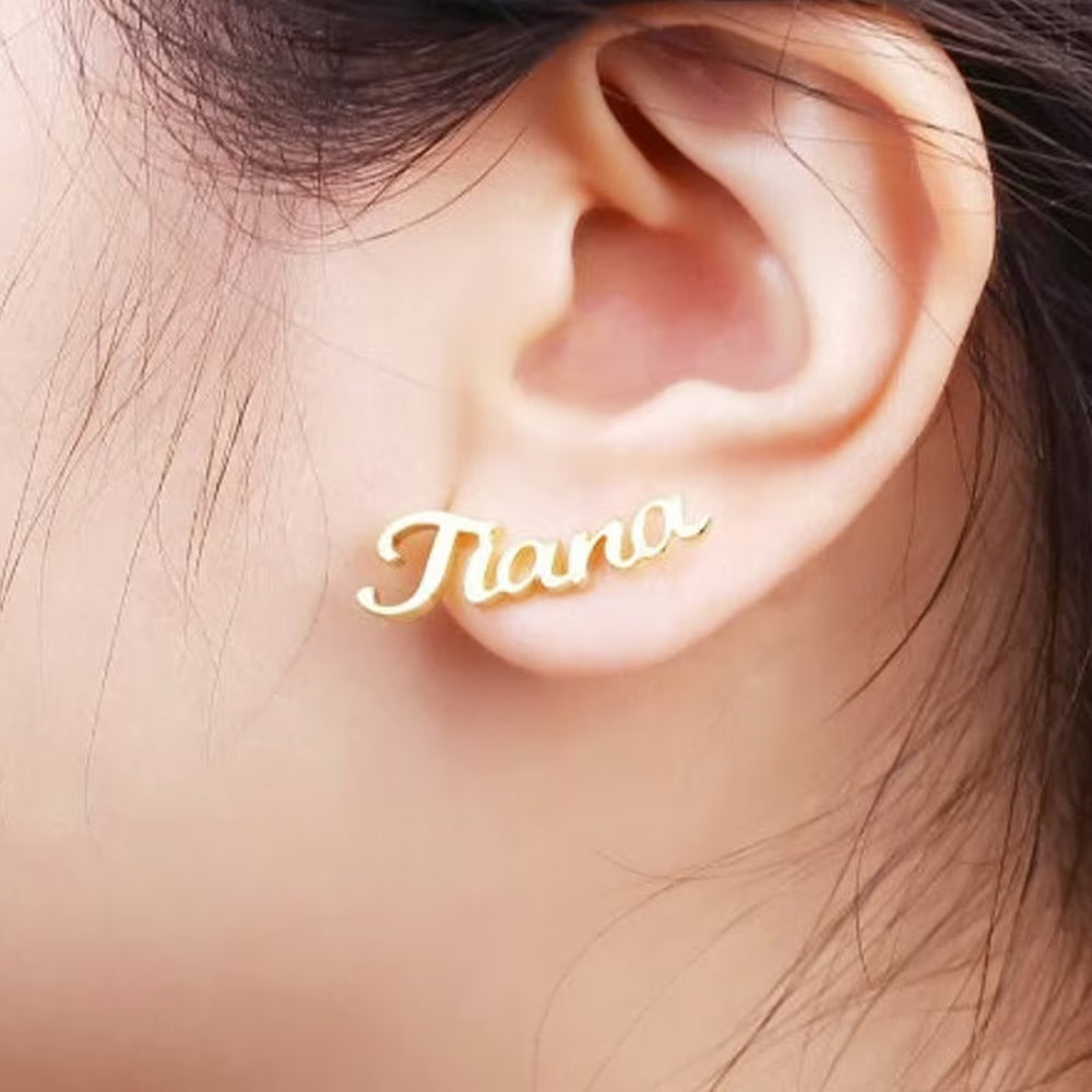 Officially Sexy Name Stud Earrings