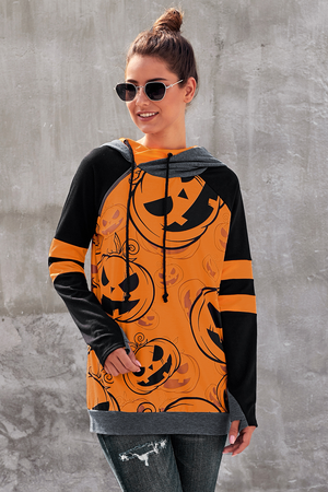 Orange Halloween Pumpkin Hoodie Brought To You By Officially Sexy