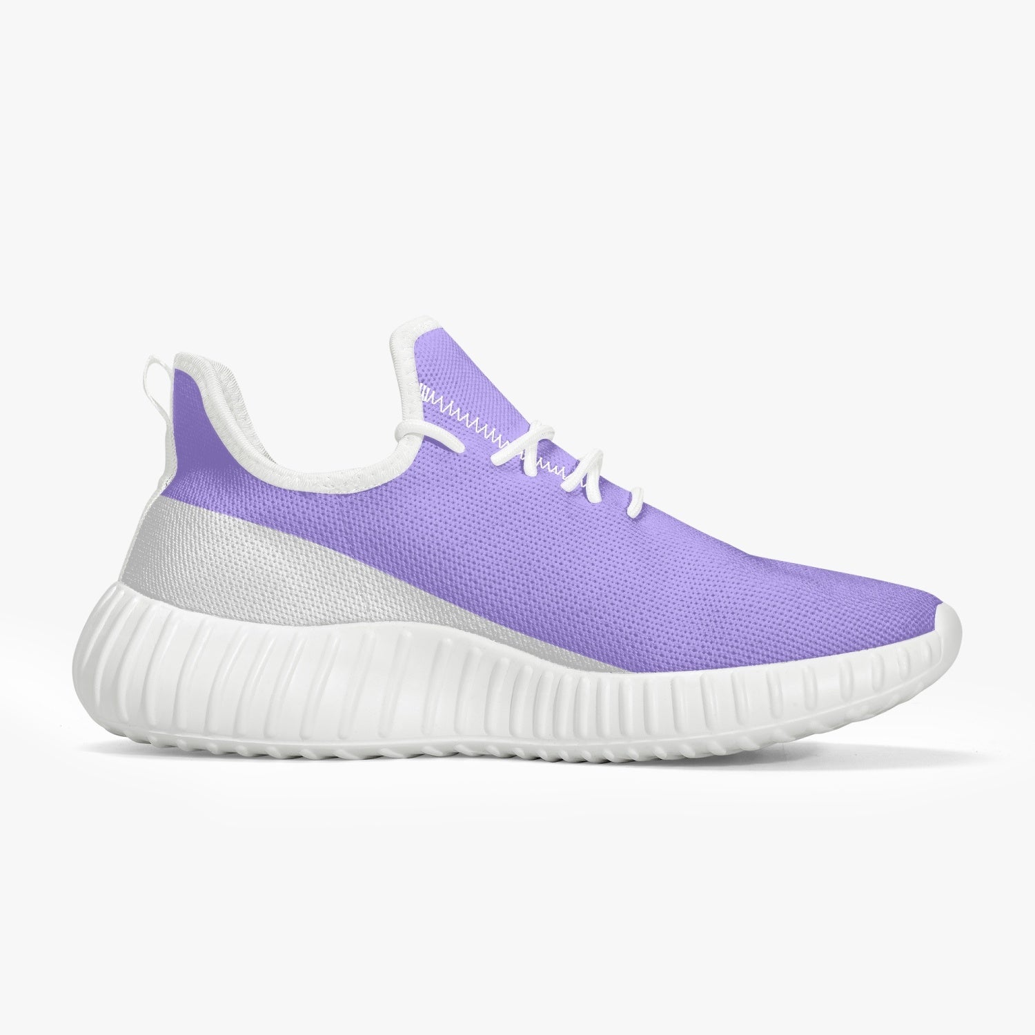 Officially Sexy Purple & White Laser Mesh Knit Sneakers - With White or Black Sole